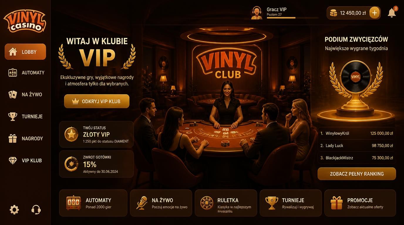 VIP-zaproszenie na turniej, ekskluzywna scena gry