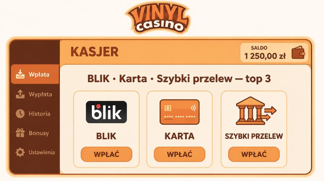 Ikony BLIK, karty, przelewu obok siebie